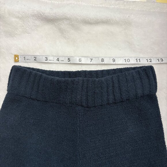Akira Womens Navy Blue Ribbed Waistband Cozy Knit Lounge Pants Size Small - Picture 5 of 7